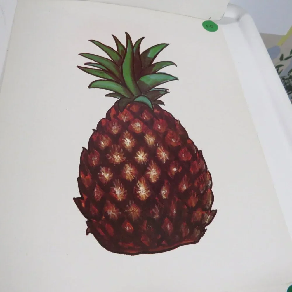Peabody 60s FOOD Fruits (10) cards Vintage Artwork